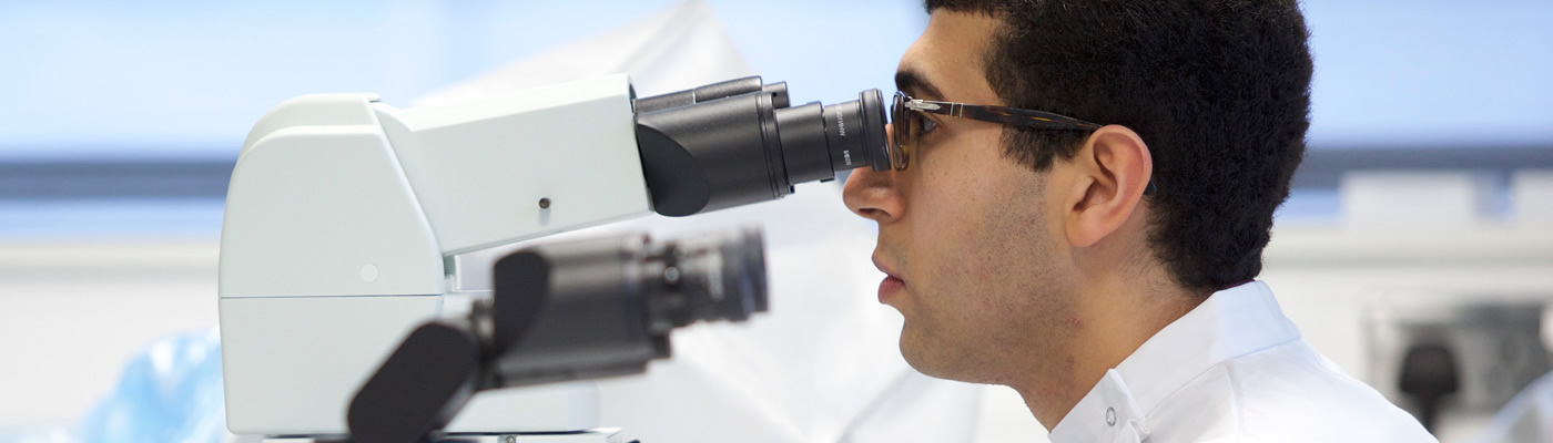 Image: Researcher in lab